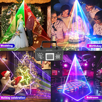Vente en gros Appliques murales animées à projection 3D Utilisation commerciale Affichage intérieur/extérieur pour éclairage décoratif de festival d'anniversaire