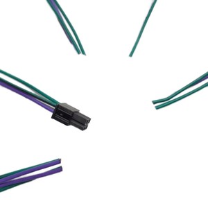 Özel otomotiv terminali tel 1.0/1.25 çift PVC yalıtımlı bakır kablo 2-12P bağlantı teli 2.5/2.54mm Terminal teli - Product Image 1