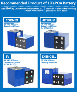 16 cục pin Lifepo4 hình hộp chữ nhật loại A+ 3.2V 200Ah 280Ah 304Ah 314Ah 320Ah 340Ah dùng cho hệ thống năng lượng mặt trời 12V 24V 48V 72V - Product Image 6