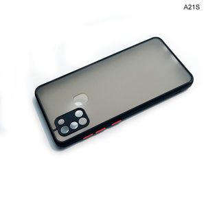 Custodia rigida resistente agli urti traslucida opaca alla moda per <span class=keywords><strong>Samsung</strong></span> A21S A02S A22 4G A10S S21 S20 S22 Ultra Plus - Product Image 2