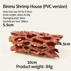 Caverne de simulation pour aquarium, en résine, en forme de tronc d'arbre creux, décoration écologique, abri de reproduction pour poissons et crevettes, pour aquarium et terrarium - Product Image 1