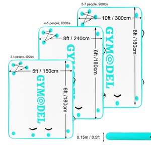 Bán Buôn 5ft/8ft/10ft Bơi Câu Cá Nổi Dock Nền Tảng Câu Cá Lớn Nền Tảng Bè Nước Nổi Thảm Không Khí Cho Thuyền - Product Image 3