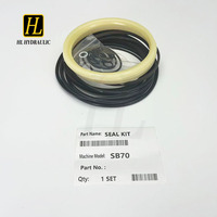 Kit de joints pour brise-roche hydraulique HL HYDRAULIC SB70 SB43 SB45, kit de réparation de joints d'huile pour marteau hydraulique d'excavatrice, certifié ISO9001 pour 7-14 tonnes