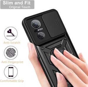 Funda para Teléfono con Ventana Deslizante para Cámara, para Honor <span class=keywords><strong>Magic</strong></span> 7 <span class=keywords><strong>6</strong></span> Pro <span class=keywords><strong>5G</strong></span> <span class=keywords><strong>Lite</strong></span>, Antigolpes, con Anillo Giratorio de 360 Grados, Soporte, Funda Móvil de Lujo - Product Image 3
