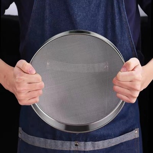 <span class=keywords><strong>304</strong></span> thép không gỉ lọc bột sifter siêu mịn cầm tay công cụ nướng 40 60-Lưới bột sifter dây lưới màn hình - Product Image 5