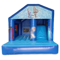 Cama de salto de princesa para niños de buena calidad, trampolín, casa hinchable, tobogán combinado inflable comercial con castillo de salto
