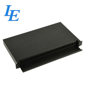 แผงเชื่อมต่อใยแก้วนำแสงแบบภายนอกอาคาร LE-24 Simplex SM 24 พอร์ต SC/APC FTTX ผลิตจากเหล็กแผ่นรีดเย็น ได้รับการรับรองมาตรฐาน CE - Product Image 1