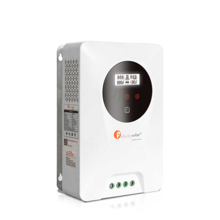Régulateur De Charge Solaire MPPT 30A-100A - 12V/24V, écran LCD, Pour Intérieur/extérieur