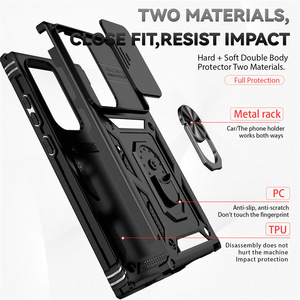 Étui de téléphone professionnel mat pour <span class=keywords><strong>Samsung</strong></span> Galaxy A14 A24 A34 A54 S26 Plus, détachable, 2 en 1, double couche, ultra fin, protection - Product Image 4