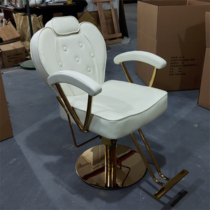 Chaise de Salon Classique Rose Siman <span class=keywords><strong>en</strong></span> Promotion, Fauteuil de Coiffeur Vintage Finition Or Rose <span class=keywords><strong>en</strong></span> Cuir Synthétique, Chaise de Barbier d'Importation pour <span class=keywords><strong>Coiffure</strong></span> - Product Image 6