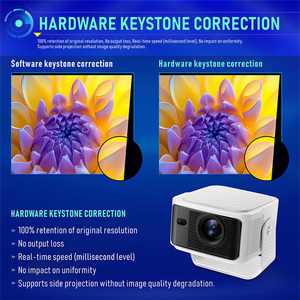 Proyector de Tiro Ultra Corto Topleo 8k, Proyector Pequeño Inteligente Android 14 Hy350, Cine en Casa 1080p, <span class=keywords><strong>Mini</strong></span> Proyector Portátil 4k - Product Image 4