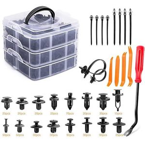 Kit de Sujetadores Automotrices de 620 Piezas con 15 Herramientas para Reparación de Parachoques y Guardabarros de Automóviles - Product Image 5