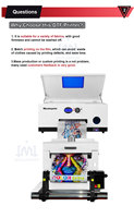 Imprimante DTF Micolorprint nouvelle conception à 2 têtes pour film PET, petite imprimante à rouleaux de tissu A3 de 30 cm