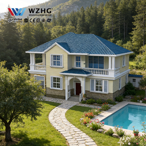 Villa préfabriquée résistante aux ouragans, 2 étages, pour maisonnette, directement de l'usine, certifiée CE - Product Image 1