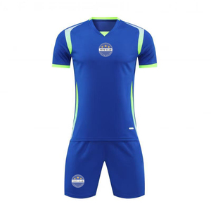 Set di <span class=keywords><strong>Maglie</strong></span> <span class=keywords><strong>da</strong></span> <span class=keywords><strong>Calcio</strong></span> <span class=keywords><strong>Nere</strong></span> all'Ingrosso, 100% Poliestere Traspirante ad Asciugatura Rapida, Manica Corta, Pantaloncini Neri, Unisex, Design Personalizzabile - Product Image 4