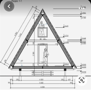 Magic House Maison préfabriquée de luxe en triangle de 2 étages avec eau et <span class=keywords><strong>système</strong></span> électrique - Product Image 5