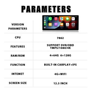 เครื่องเล่นมัลติมีเดียขนาด 12.3 นิ้ว สำหรับรถยนต์แลนด์โรเวอร์ เรนจ์โรเวอร์ V8 L322 ปี 2002-2012 พร้อมหน้าจอสัมผัสสำหรับควบคุมระบบปรับอากาศและวิทยุในรถยนต์ - Product Image 6