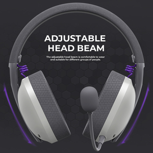 Havit Fuxi-H3 2.4Ghz Thể Thao Tai Nghe Loa Siêu Trầm Không Dây Trò Chơi Đầu Gắn Tai Nghe Bt5.3 Chơi <span class=keywords><strong>Game</strong></span> Tai Nghe Với Microphone - Product Image 3