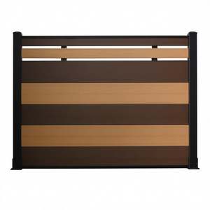 Clôture co-extrudée anti-corrosion en bois pour terrasse, jardin, cour extérieure, clôture en bois-plastique pour petite cour, mur de clôture et <span class=keywords><strong>piquet</strong></span> - Product Image 3