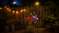 Support de plantes solaires multi-niveaux avec treillis et jardinière, étagères en fil de fer pour plantes grimpantes, décoration de jardin en fer