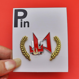 Épingles rigides en métal pour chapeaux, épingles rigides du Mexique, ensemble de logos avec <span class=keywords><strong>carte</strong></span> de support, épingle en émail pour chapeau personnalisé - Product Image 6