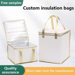 Sac isotherme en non-tissé avec logo personnalisé KAISEN, sac isotherme pour gâteau, sac isotherme pour livraison de nourriture - Product Image 6