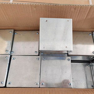 <span class=keywords><strong>Caja</strong></span> de Conexión Eléctrica Metálica Cuadrada de Acero Galvanizado de <span class=keywords><strong>10x10</strong></span>, 8x8, 4x4 - Product Image 1
