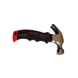 Mini Claw <strong>Hammer</strong> Forged Steel Stubby <strong>Tack</strong> <strong>Hammer</strong> with Shock-Absorbing Plastic Handle for Driving and Pulling Nails - Product Image 2