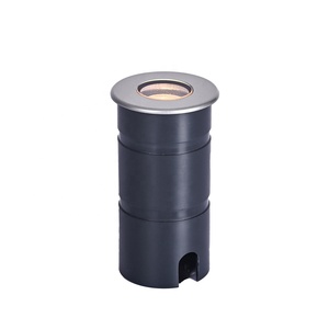 Lumière LED encastrée <span class=keywords><strong>au</strong></span> <span class=keywords><strong>sol</strong></span> pour extérieur IP67 3W, corps en aluminium avec couvercle en acier inoxydable - Product Image 2