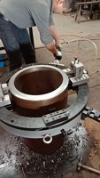 Machine de découpe et de chanfreinage de tuyaux OCE-325 pour diamètres extérieurs de 6 à 12 pouces (168-325 mm) avec cadre divisé et serrage externe, outil de coupe à froid