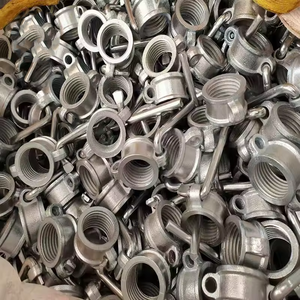 Écrous de béquille en acier forgé pour échafaudage, accessoires de béquille réglables, manchon de béquille avec écrou et béquille - Product Image 6