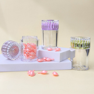 Bouteille distributrice d'huile essentielle portable personnalisée, presse à capsules en plastique, emballage de <span class=keywords><strong>gel</strong></span> pour les soins de la peau, bouteilles en plastique - Product Image 3