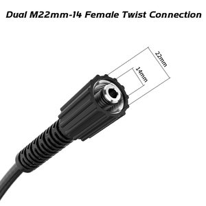 Manguera para Lavadora a Presión STM de 30M, 3000-5000W, 5 HP, Agua Fría, Interfaz Universal M22 14/15 - Product Image 3