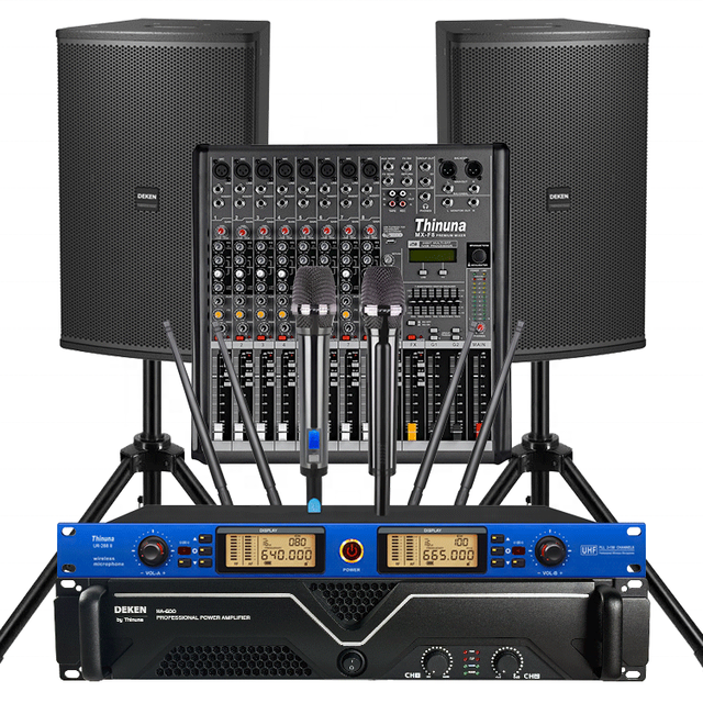DEKEN HA-600 Entertainment Professional Power Amplifier 2channels (2U) KTV/Stage/Home Entertainment KTV 8ohm 600W*2/4ohm 900W*2