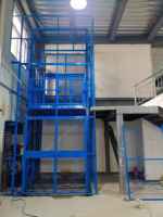 Hydraulischer Lastenaufzug mit Führungsschiene, Vertikaler Lagerhaus-Fracht-Aufzug, Warenplattform