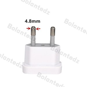 New CN chúng tôi để EU Euro Châu Âu cắm adapter 2 Vòng ổ cắm chuyển đổi du lịch Điện Power Adapter Ổ Cắm Trung Quốc để EU cắm - Product Image 4