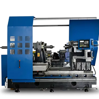 Machine de tournage automatique CNC en acier inoxydable Langruixing, faible coût d'entretien, garantie 1 an, 380V 30kW pour la R&D et la fabrication