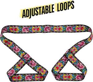 Verstellbarer Yoga-Schultergurt Sport-Tragegurt für Übungen & Dehnübungen Fitness für Yogamatte Tragegurt - Product Image 5