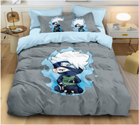 Nouvelle parure de lit en coton personnalisée, quatre pièces, housse de couette, drap, taie d'oreiller, ensemble de literie