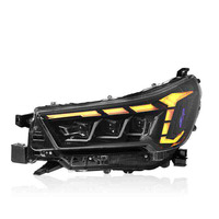 Phares LED de Rétrofit à 3 Lentilles GR RGB Couleur 12V 70W 6000 lm 6000K Universels Neufs Plug and Play pour Hilux 21-25
