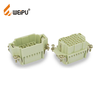 WEIPU 250V Multi Core 10A Ip65 Femelle Aviation Power Fil Électrique Connecteur Circulaire Cuivre Crimp Terminal