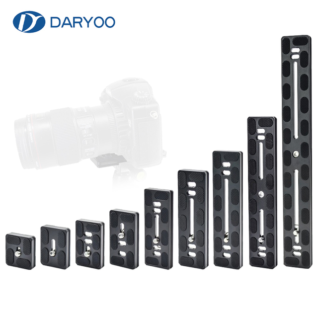 Dsrl Camera Tripod Board Quick Release Adapter Base Plate Camera Mounting Board for Dslr Camera Arca Swiss Ball Head Tripod