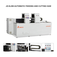 JUNDE - Máquina de Corte de Aluminio con Alimentación Automática CNC de 3000 r/min y 90 Grados