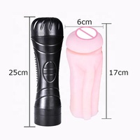Masturbador Masculino de Bolsillo con Textura Realista para una Estimulación Intensa, Copa de Masturbación Vaginal Desmontable