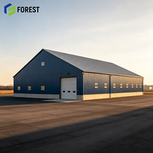 Estructura de Acero Modular para Almacenamiento en Altura, Nave Industrial Prefabricada de Alta Resistencia para Uso Comercial - Product Image 1