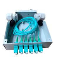 Boîtier de terminaison fibre optique sur rail DIN 4-24 cœurs, adaptateur SC/APC LC, FTTH ODF pour réseau POE GSM