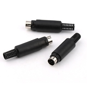 Mini 6Pins Din Nối Nam 6 Pin Mini Din Nam Cắm Nối Với Xử Lý Nhựa - Product Image 1
