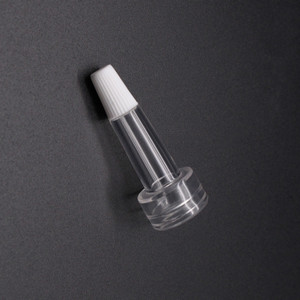 Embout compte-gouttes à double vis en <span class=keywords><strong>PVC</strong></span>, anti-fuite, avec <span class=keywords><strong>buse</strong></span> évasée pour flacon de poudre lyophilisée, accessoires d'emballage médical et cosmétique - Product Image 2