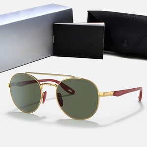 Hot Selling Men's Sunglasses UV400 Protection <strong>Fashion</strong> Metal <strong>Glass</strong> Lens Eyewear Sun <strong>Glasses</strong> <strong>Fashion</strong> <strong>Designer</strong> Brand Sunglasses - Product Image 1