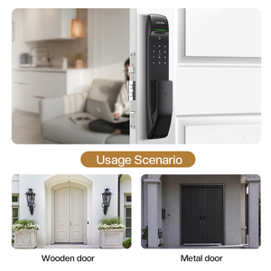 Biotemic kỹ thuật số thông minh khóa cửa Wifi-kích hoạt vân tay & mật khẩu truy cập Kẽm hợp kim Keyless nhập với ứng dụng điều khiển - Product Image 4